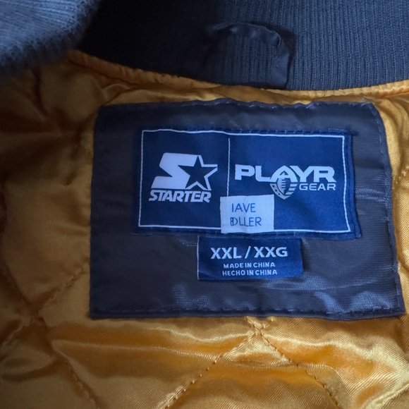 STARTER San Diego Fleet Varsity Bomber Jacket - Picture 8 of 11